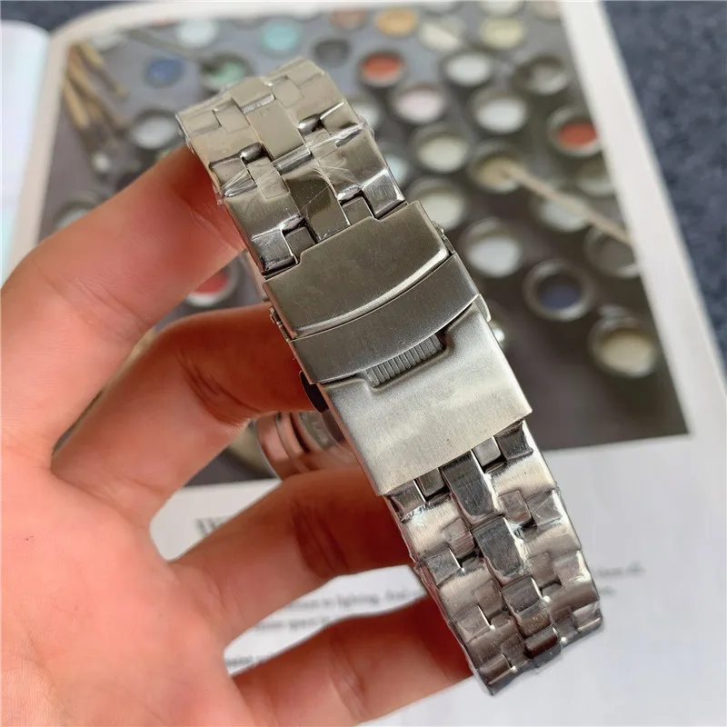 

Luxury Large Dial Calendar Waterproof Quartz Watch Fashion Men's Steel Strap Casual Wristwatches Japanese Brand Business Watch