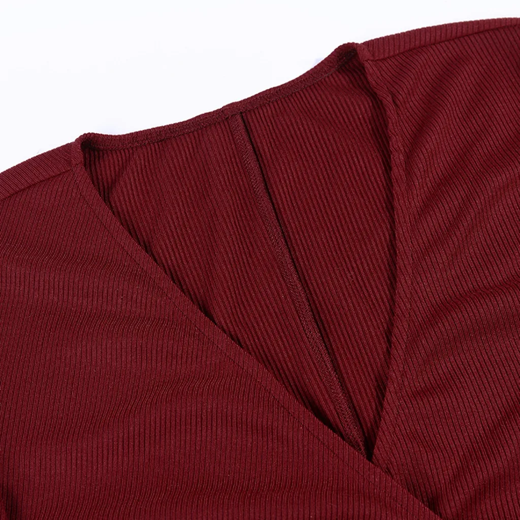 Сексуальное красное платье с v образным вырезом мини повязка vestidos de verano женское