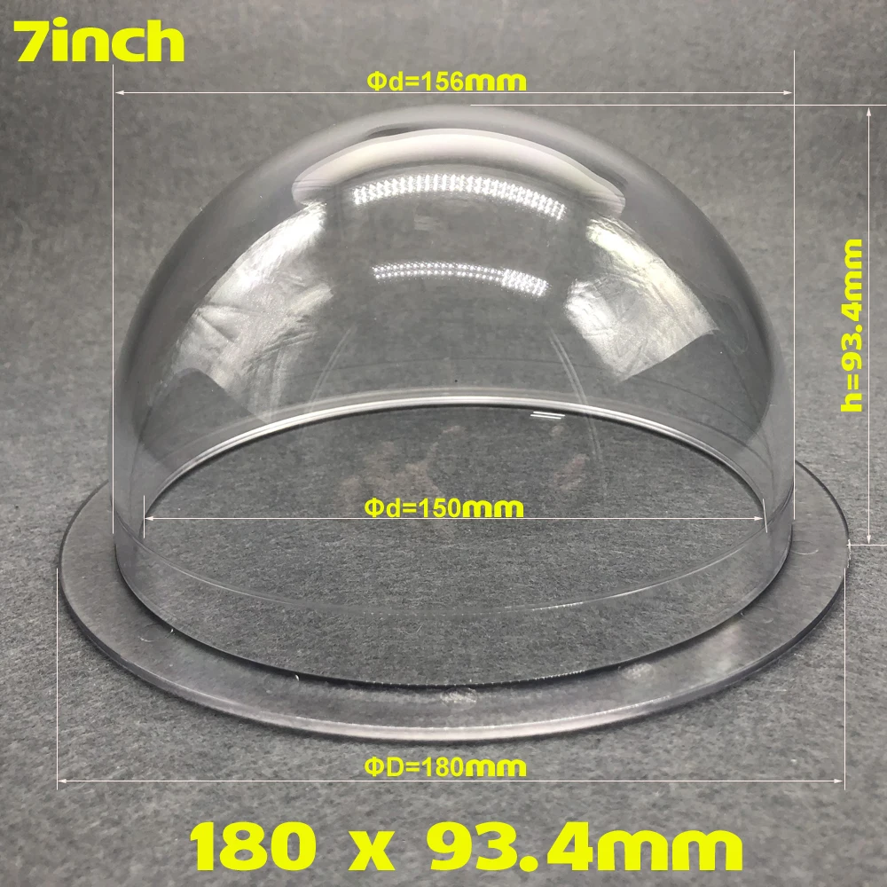 OwlCat акриловый купол 7 дюймов прозрачный толстый полусферический пластиковый