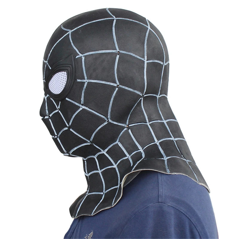 Черный человек-паук латекс унисекс фильм косплей аниме костюм реквизит Взрослых