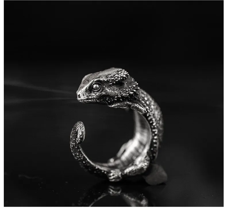 

12 шт./лот оптовая продажа Регулируемый ящерица кольцо Cabrite Gecko Хамелеон Anole ювелирные изделия свободный размер подарком для друзей и близких