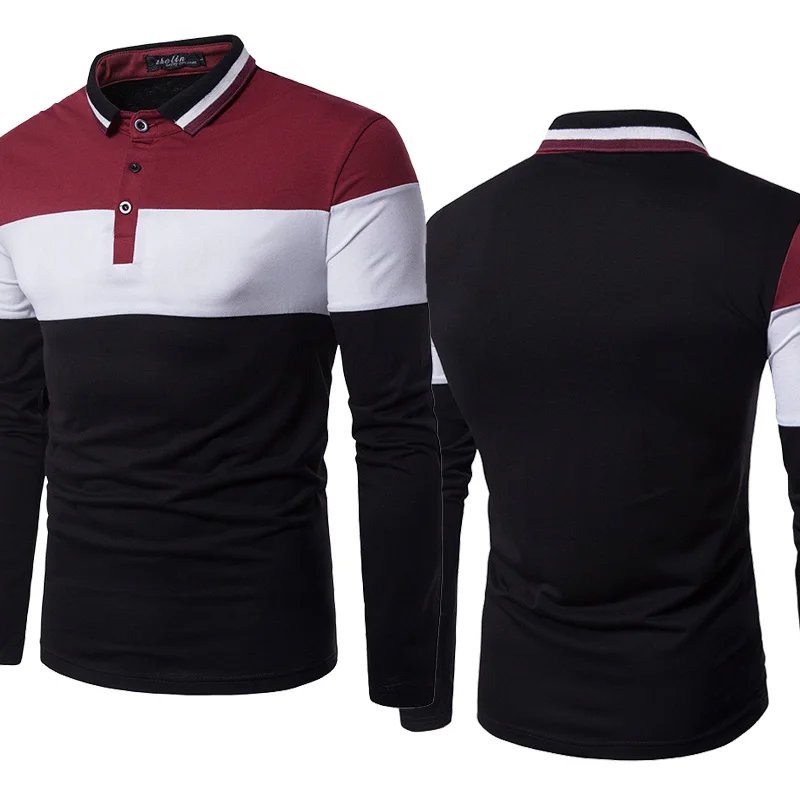 

Рубашка-поло мужская демисезонная, хлопок, с лацканами, без рисунка