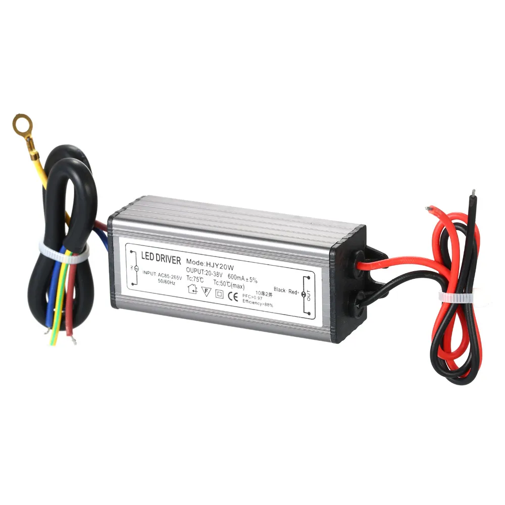 Горячая 20 Вт постоянного тока Драйвер питания адаптер трансформатор