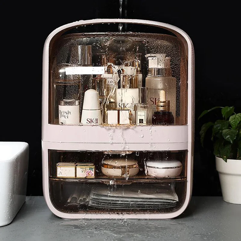 Вместительная коробка для хранения косметики туалетный столик продуктов по