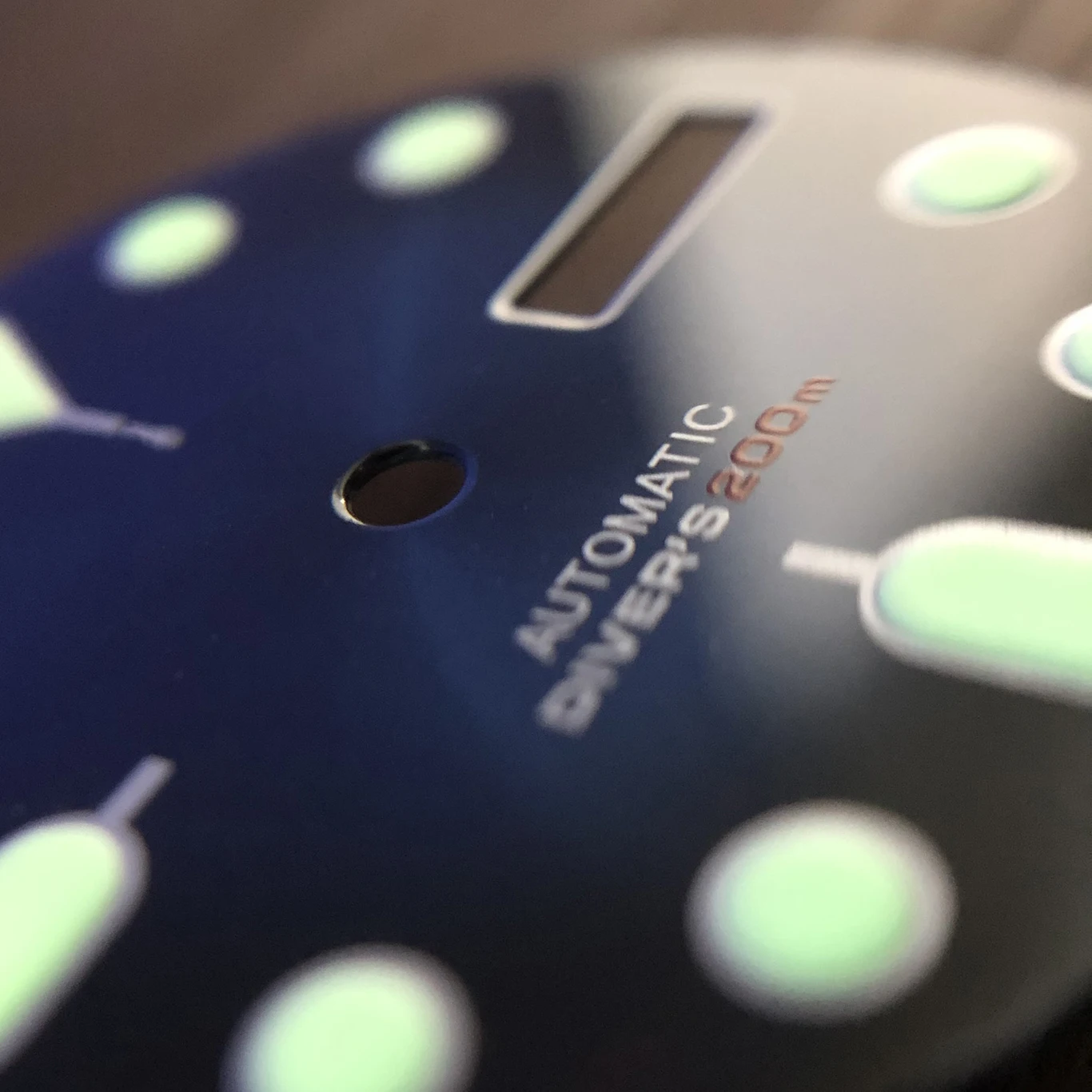 

Watch Parts 28.5mm Enamel Blue Orange Dial C3 Luminous Marks fit for Seiko Watchface Man Japan NH36A Automatic Movement Modify