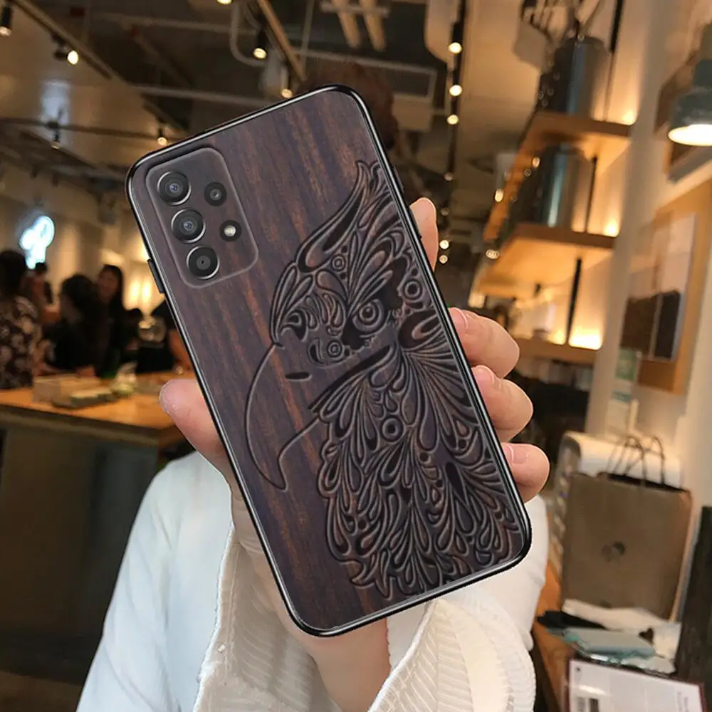 Деревянная текстура мужской чехол для телефона Корпус Samsung Galaxy A70 A50 A51 A71 A52 A40 A30 A31