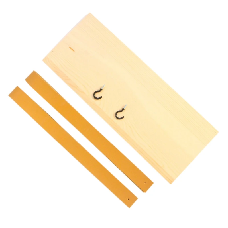 Nordic Style Wooden Wall Decoration Household Hanging Retro Rack Shelf With Leather Belt | Дом и сад