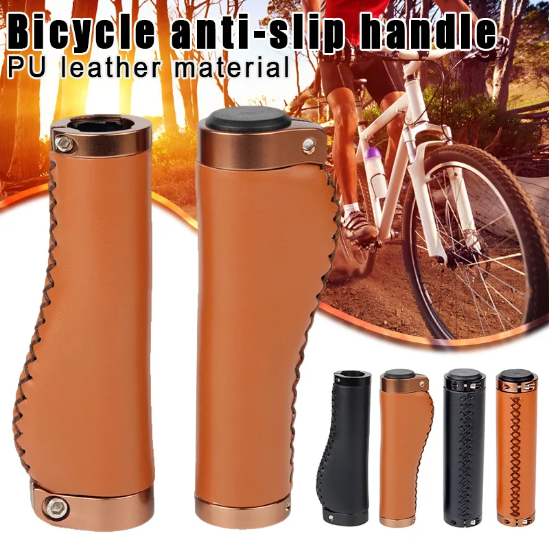 Новинка 1 пара искусственная кожа чехол для руля велосипеда ручка мягкие