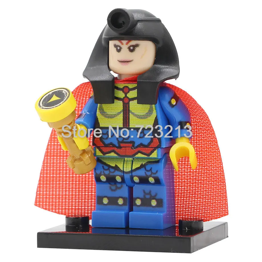 Big Barda Один супер герой фигурка Бэтмена титана Джокер Tomb Raider Лара Крофт Рокки Namor Storm Big Barda строительный блок кирпич набор игрушек - Цвет: Big Barda