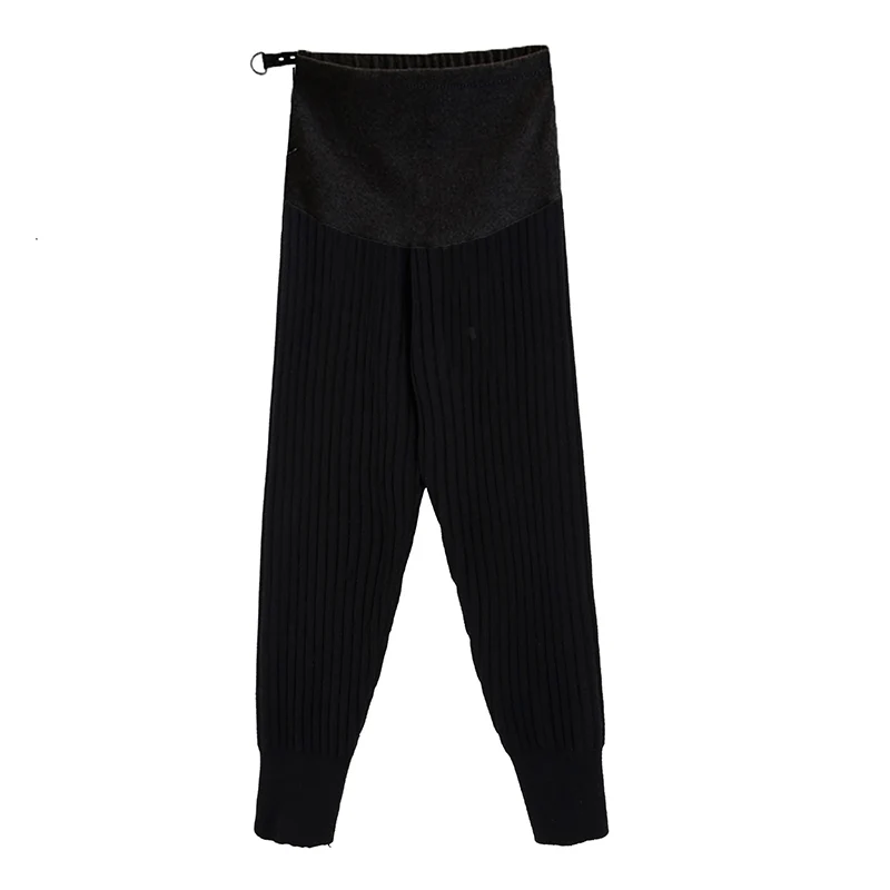 

8908# 2020 Autumn Winter Thicken Maternity Pants High Waist Adjustable Belly Pants Clothes for Pregnant Women Pregnancy Trousers