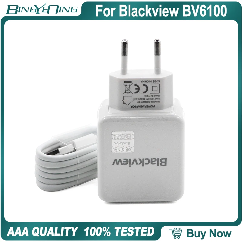 Новый оригинальный USB-адаптер для зарядного устройства Blackview BV6100 с европейской