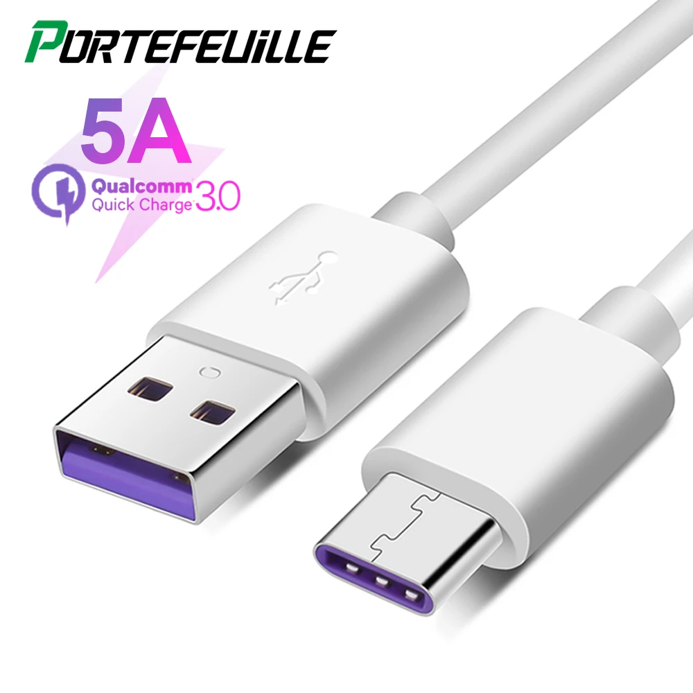 USB Tipo C Ugreen зарядное устройство 5A 3,0 кабель 3,1 короткий Typ C Быстрая зарядка для samsung S10 Xiaomi Mi9 huawei sony Android телефон