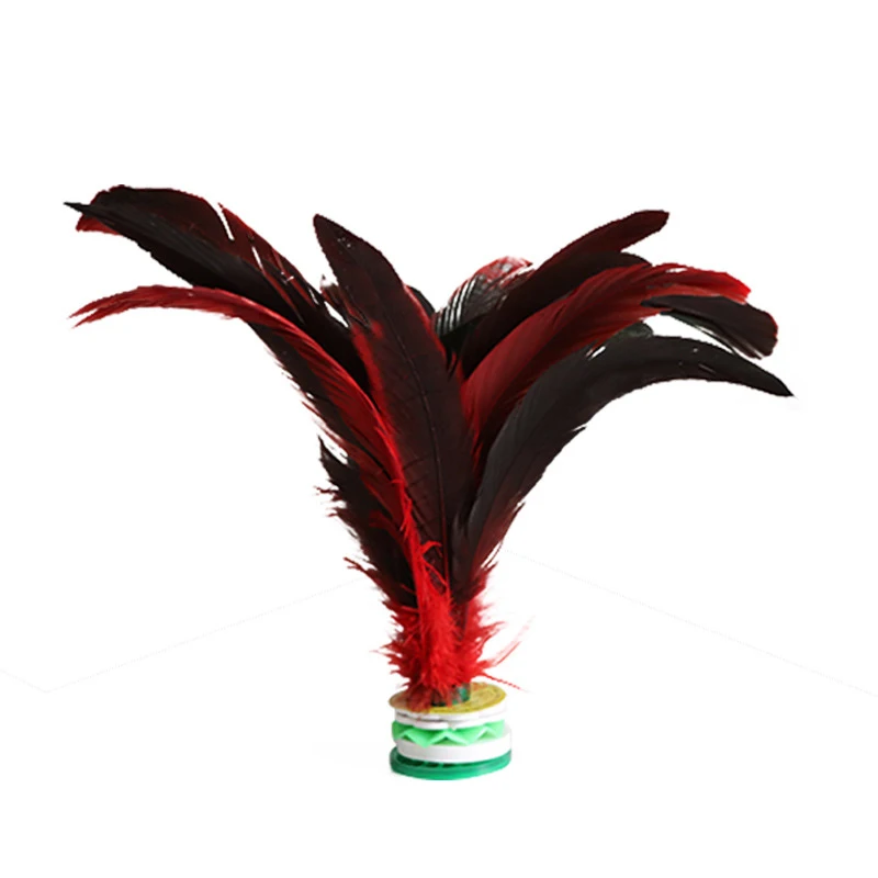 

1 Pcs Rooster Feather Shuttlecock China Exercise Jianzi Foot Kick Handwheel Shuttlecock Fitness Oxford Bottom EVA Plastic Sheet