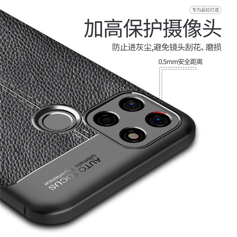 for oppo realme 7i case for realme 7i capas coque phone soft shockproof bumper tpu leather for fundas realme 7i global cover 6 5 free global shipping