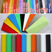 100pcs 29 5mm x 72mm pvc heat shrink tube battery film tape precut cover sleeve protector multiple color for 18650 battery wrap