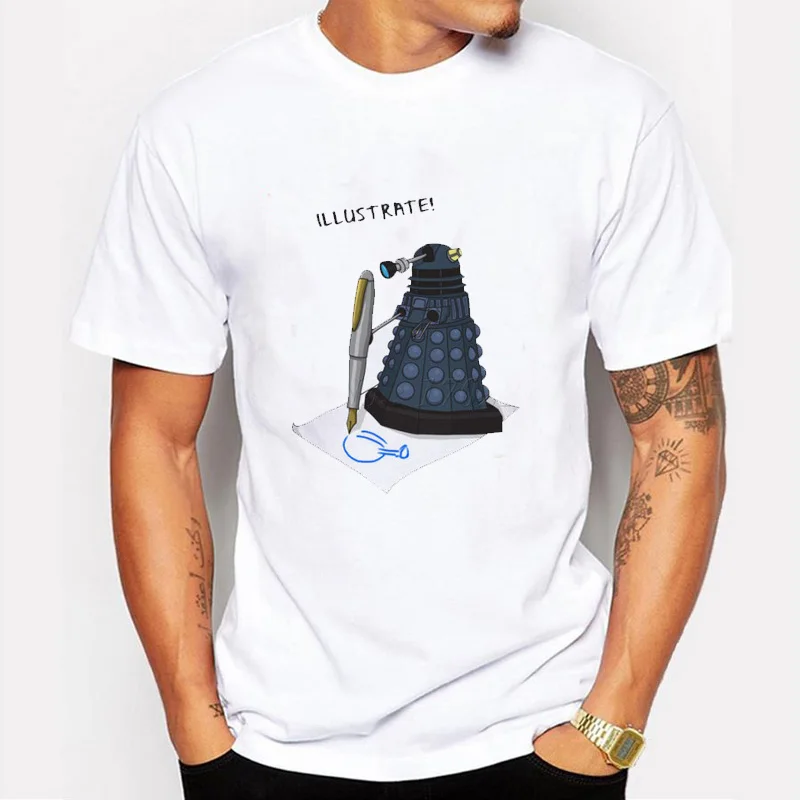 Мужская футболка с короткими рукавами Повседневная и забавная буквенным принтом