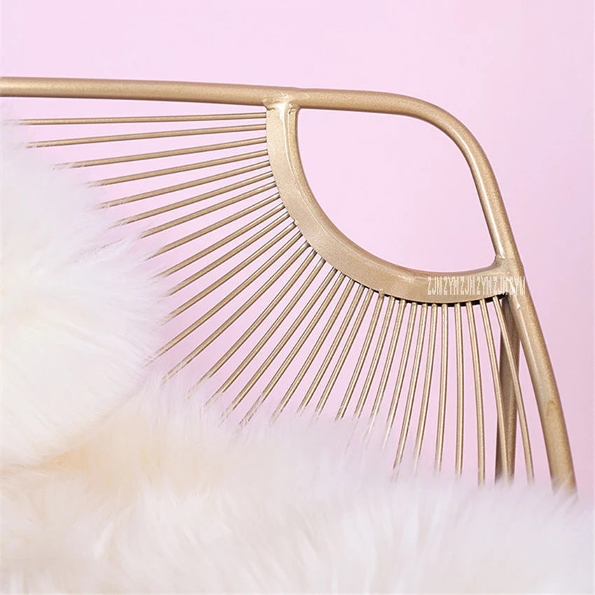 Металлический каркас железный стул отдыха современный простой подход создать