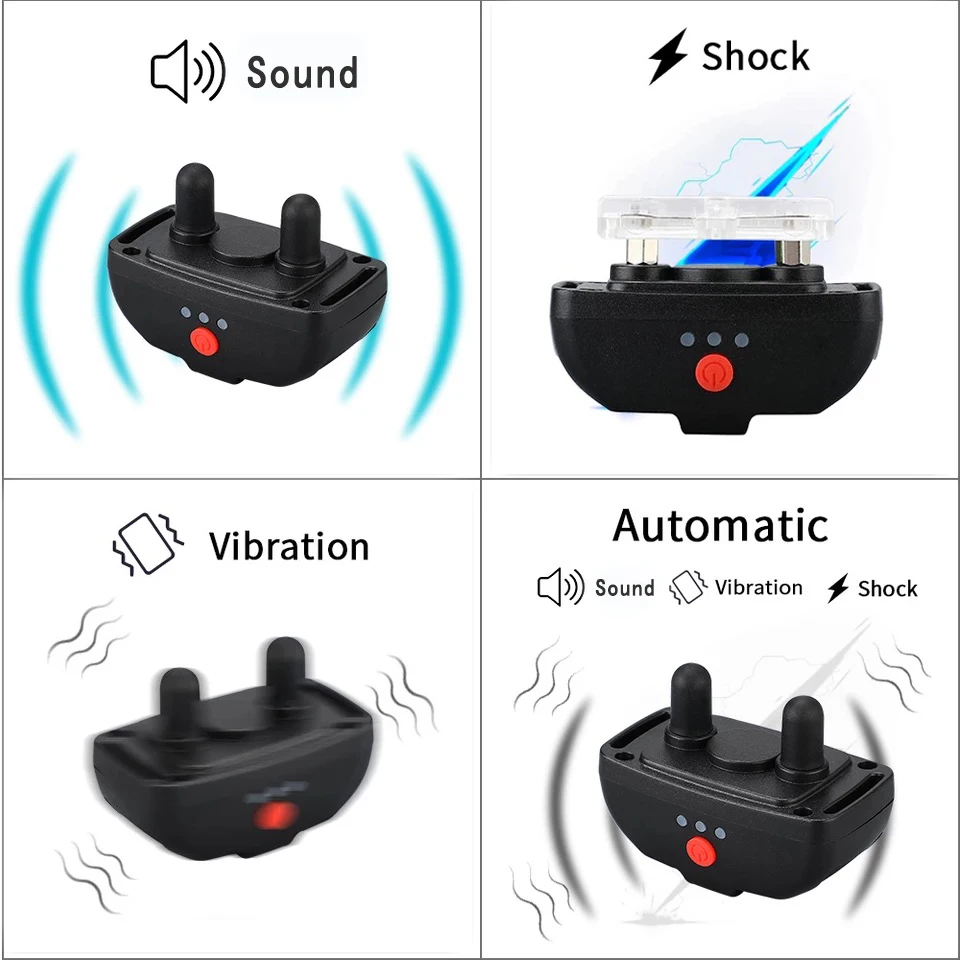 Ошейник для дрессировки собак 2 в 1 дистанционное управление 800 м удар током