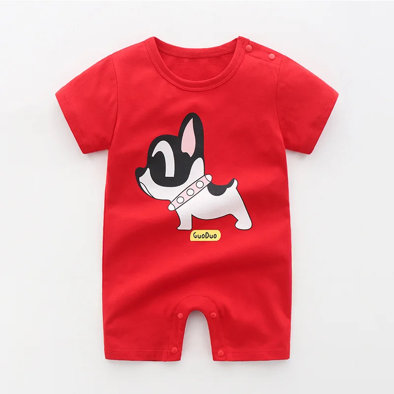 2020 летнее боди для ребенка мальчика милый мультяшный комбинезон младенцев