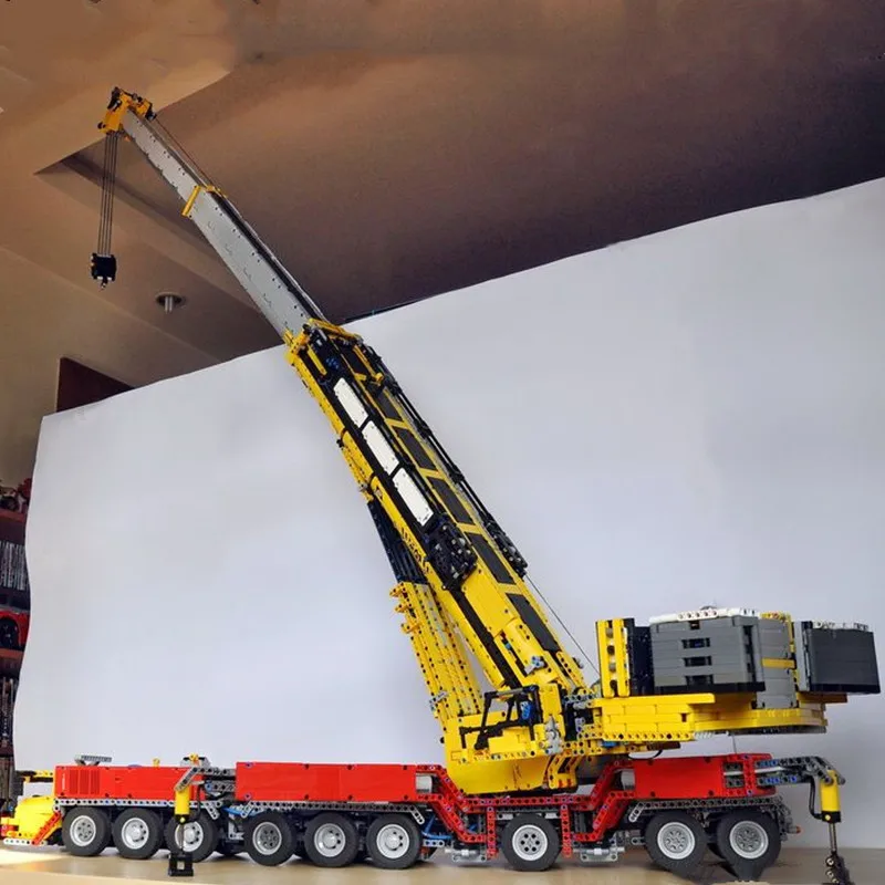Новый конструктор MOC RC Power function Crane Ltm 1750 9 1 подходящий для LEGO строительные блоки