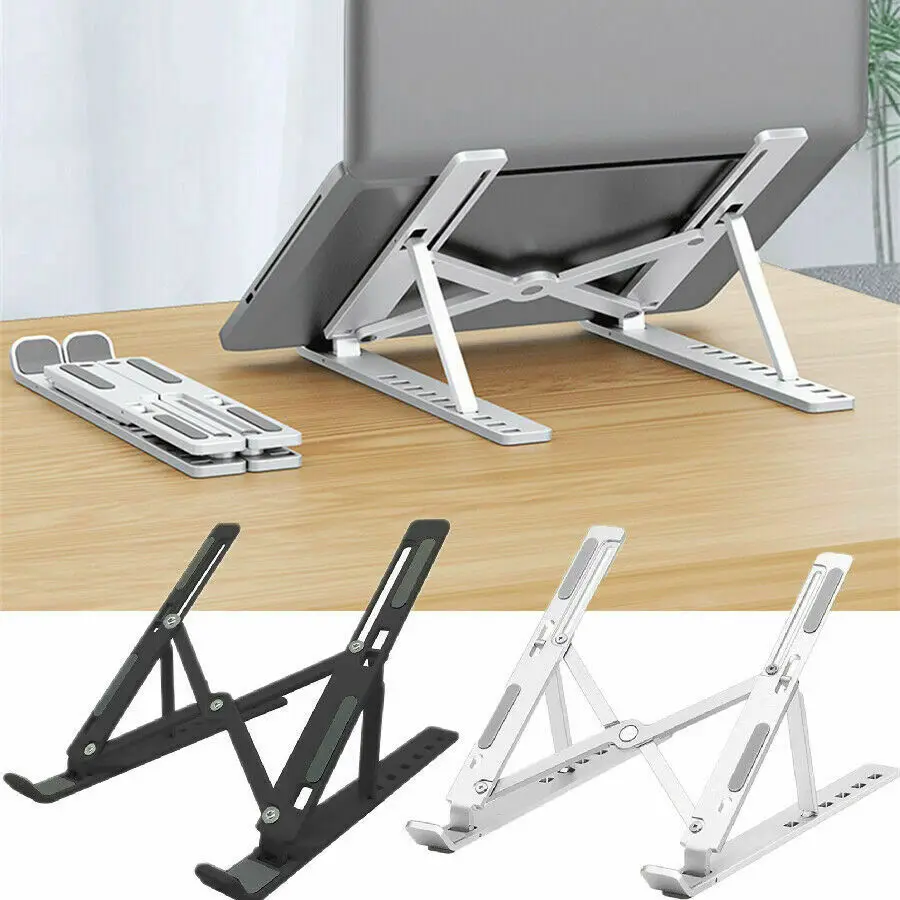 

LAPTOP STAND PORTABLE ADJUSTABLE TABLET HOLDER DESK RISER FOR NOTEBOOK MAC BOOK
