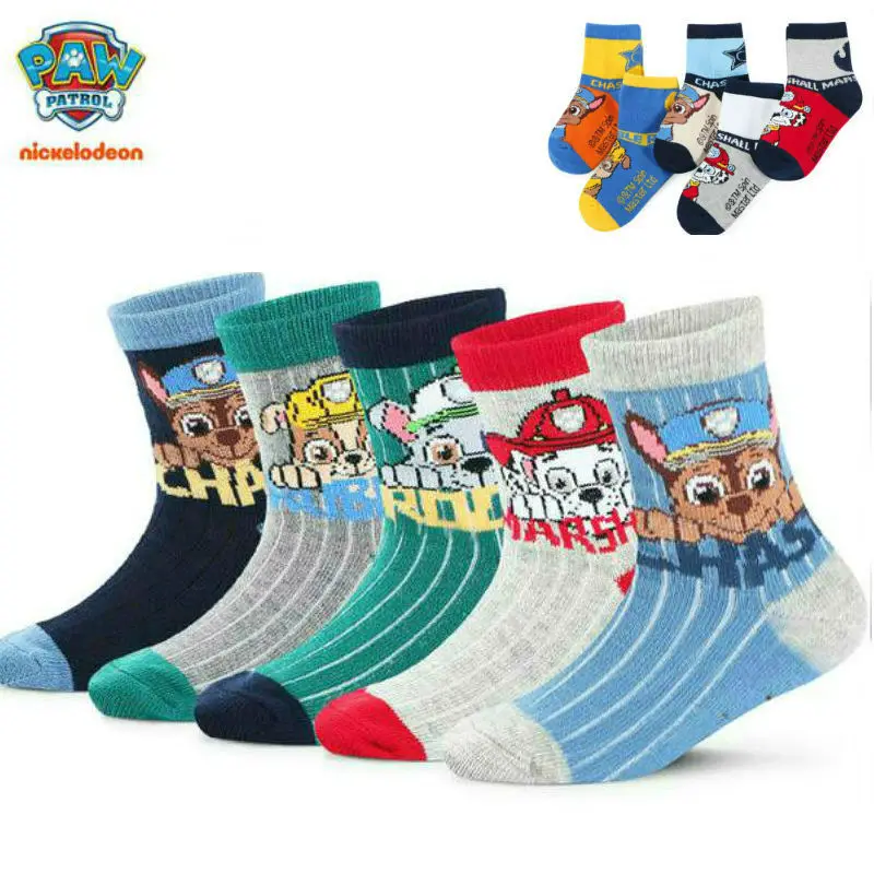 Подлинный Щенячий патруль собачий зимний носок Аниме Кукла экшн фигурка игрушки