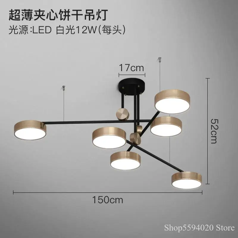 Постсовременная роскошная люстра скандинавские минималистичные светильники