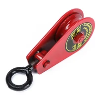 1pc new heavy duty swivel single wheel pulley block for hanging weight things fitting rigging lifting rope lifter