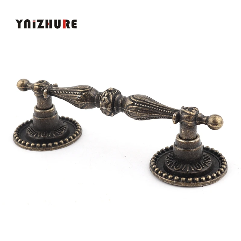 90 мм Ретро Сплав для ящика кухонного шкафа комбинированный узор ручки мебельные