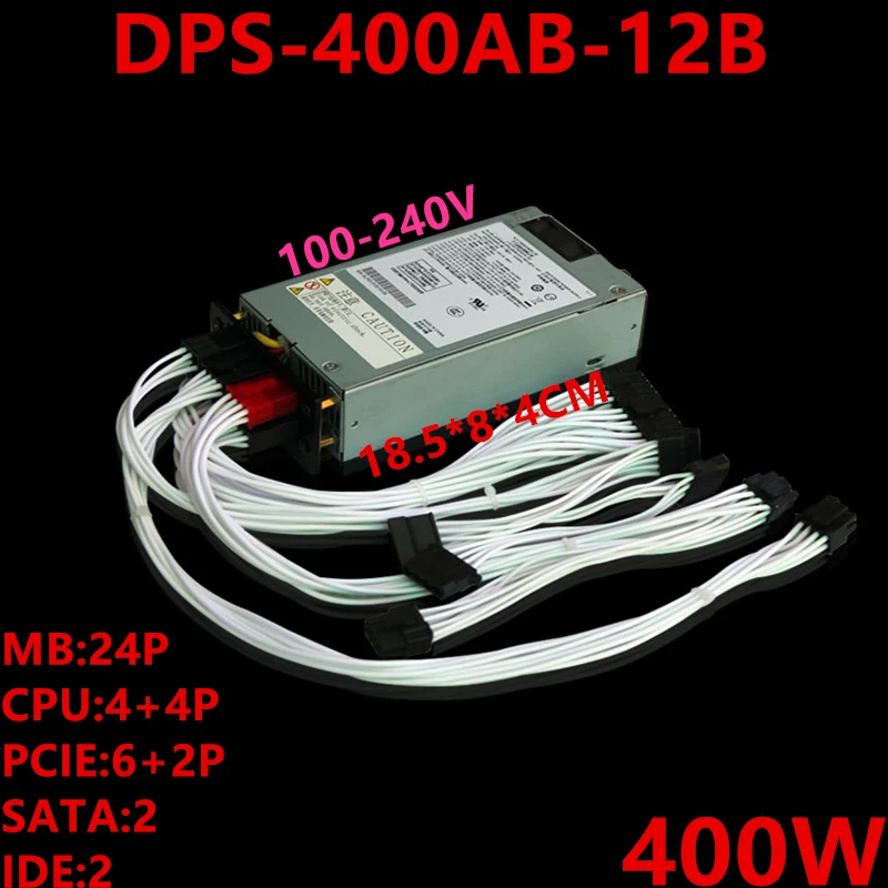 

Almost New Original PSU For Delta -12V FLEX NAS Small 1U Rated 400W Peak 450W Switching Power Supply DPS-400AB-12B