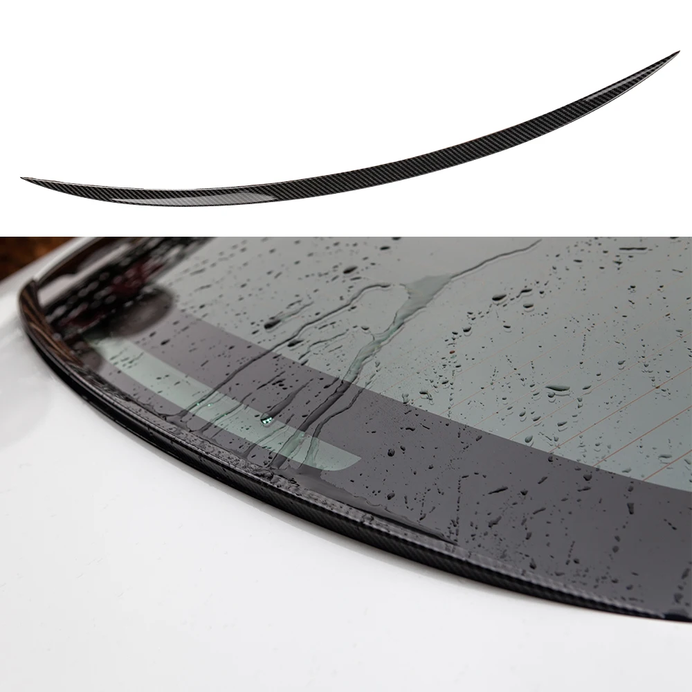 Спойлер Tesla Model 3 черный спойлер из углеродного волокна задний АБС пластика