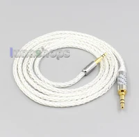ln006531 8 core silver plated occ earphone cable for beyerdynamic dt 240 pro dt240pro shure aonic 50 akg y55 y40 y50 y45bt k845