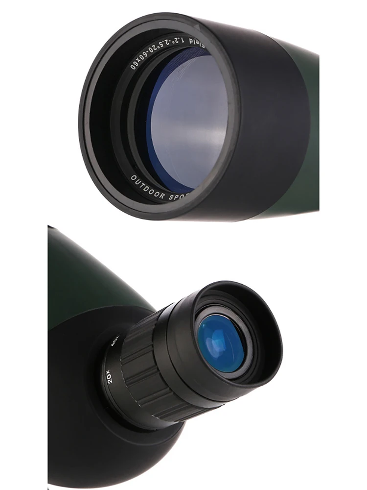 HD Zoom Telescope 20-60X60/25-75x70mm Spotting Scope Multi-Coated Optics Monocular W/Table Tripod Bird Watching | Спорт и