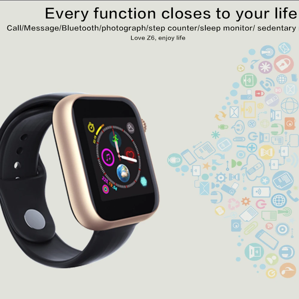 Новинка 2019 умные часы для мужчин и женщин с sim картой камерой Bluetooth напоминания о