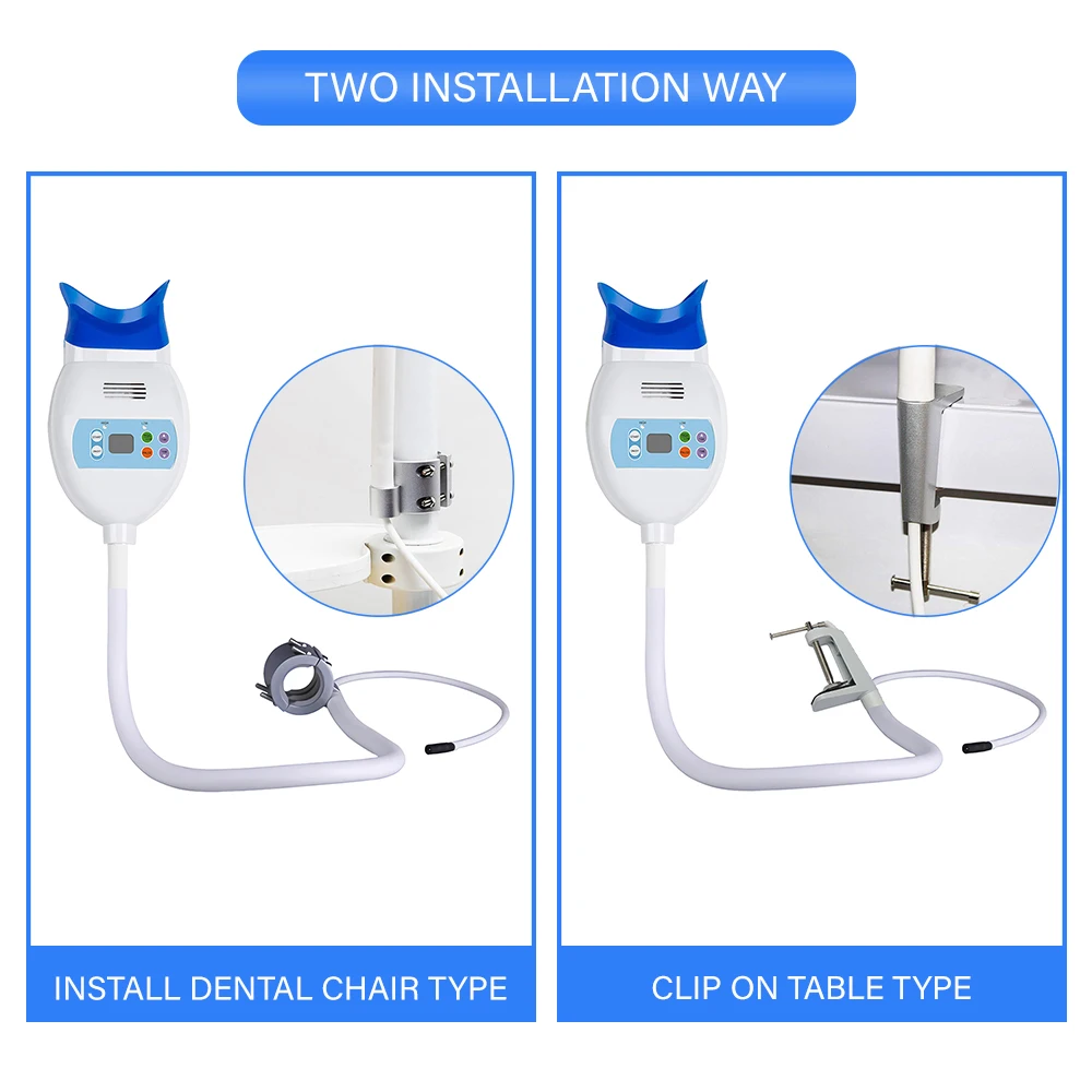 Teeth Whitening LED Blue Lamp Bleaching High Power Machine White Light Personal Use at Home |