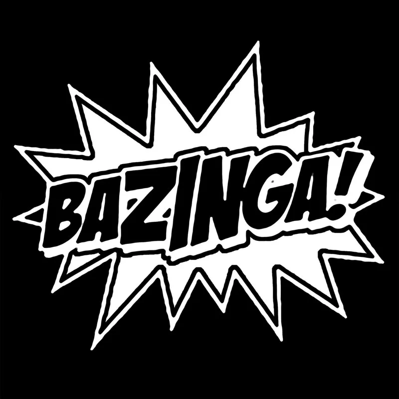 Оригинальные автомобильные наклейки Volkrays Bazinga! Аксессуары для теории Большого