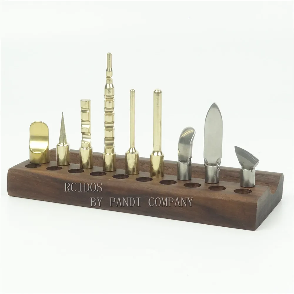 Краевой полировщик RCIDOS S0.5/шпатель для воска/ремешка часов стойка из орехового