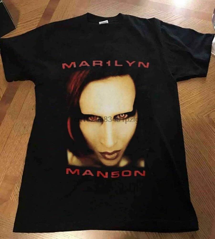Лучшая винтажная рубашка Мэрилин Мэнсон больше чем сатана Новый американский