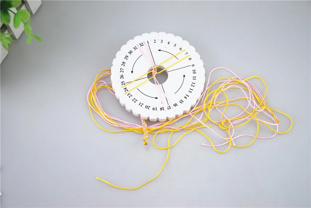 1 шт. круглая квадратная пластина Jade Macrame Kumihimo диск плетеный шнур DIY браслет ручной работы Schijf DiskMaterials инструменты ds5-P
