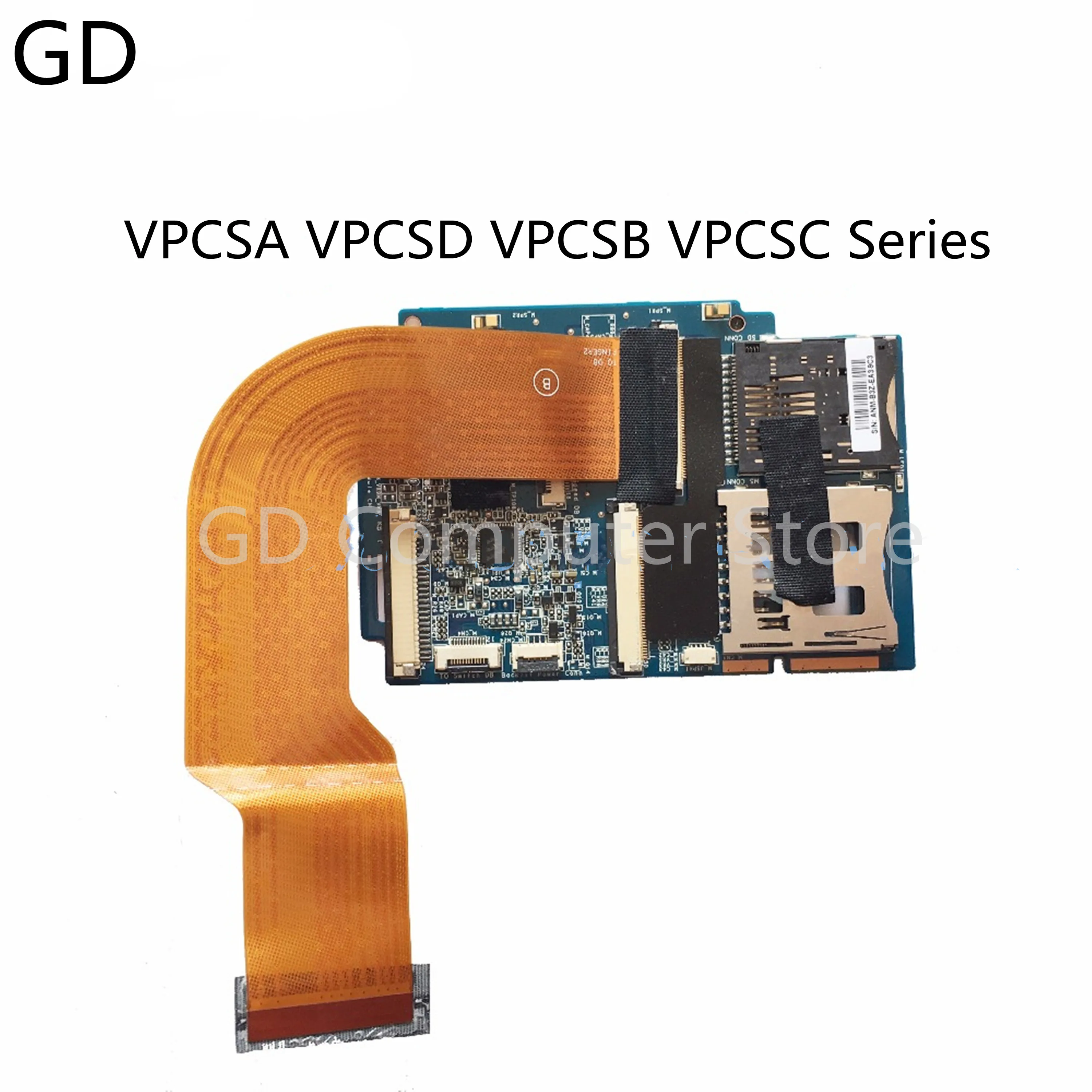 GD оригинал для Sony VAIO VPCSA VPCSD VPCSB VPCSC SD кард ридер доска с кабелем V030_MP_MSSD_FPC 245 PCG 41217T
