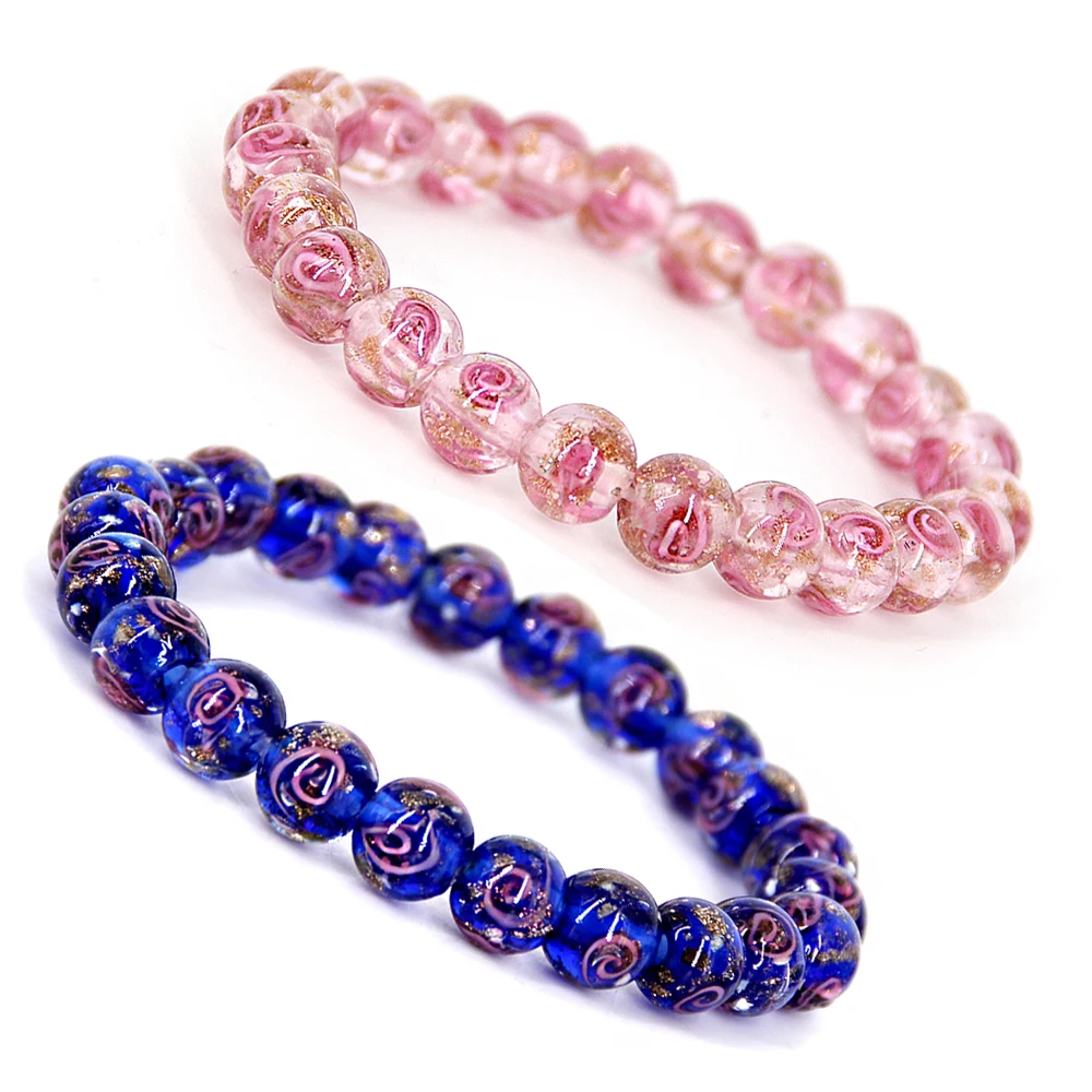 

bracelets for women,my blue rose bracelets,stretch bracelet Luminous Fluorescent,unique rudraksha simple bracelets for women2020