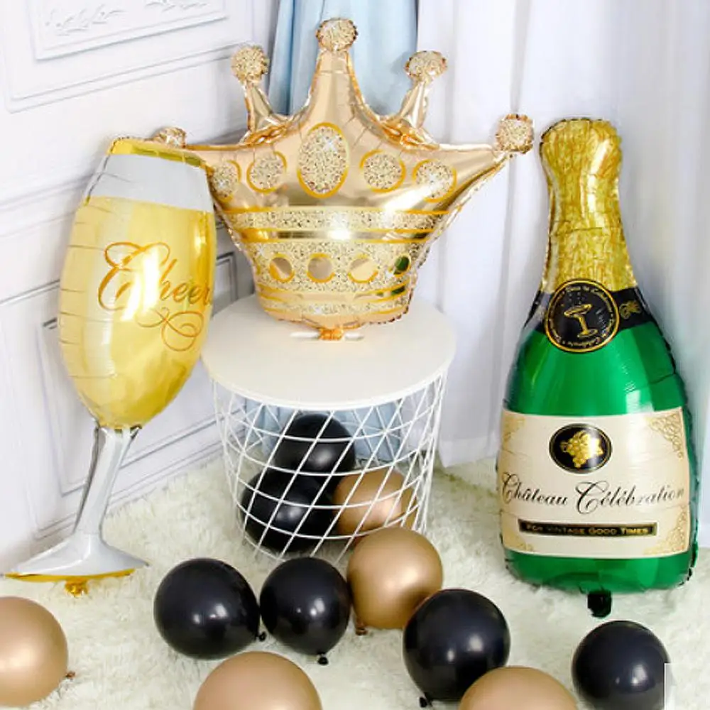Корона АЛМАЗНОЕ КОЛЬЦО фольги Воздушные шары надувные воздушные для свадьбы и