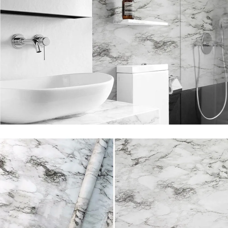 Мраморная настенная бумага наклейка самоклеющаяся ПВХ ТВ Фон мебель столешница