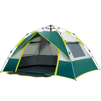 automatic outdoor 3 4 people thick rainproof double layer tent