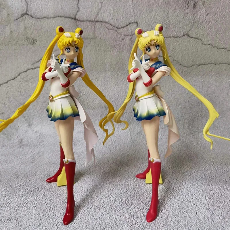 Аниме Сейлормун Flash Charm Tsukino Usagi Sparkle Сейлор ПВХ экшн Фигурки Коллекционная модель