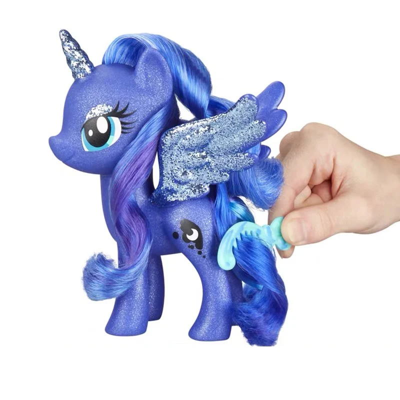 15 см игрушки My Little Pony королевская принцесса Луна Принцесса Селестия блестки ПВХ фигурка Коллекционная модель куклы