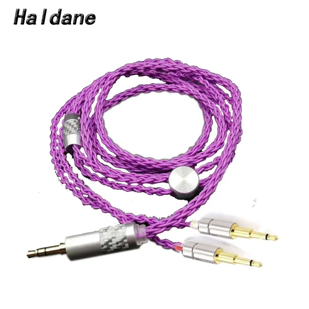 Холдейн Hi Fi 2 5/3 5/4 4/XLR сбалансированный 7N OCC посеребренный кабель для наушников