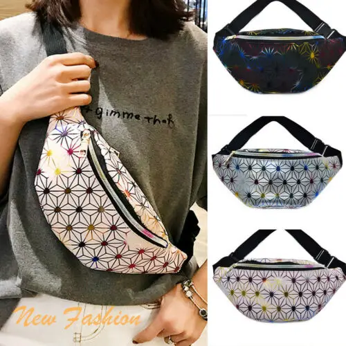

Модная забавная поясная сумка для женщин, поясной кошелек из искусственной кожи на молнии, Повседневная нагрудная сумочка
