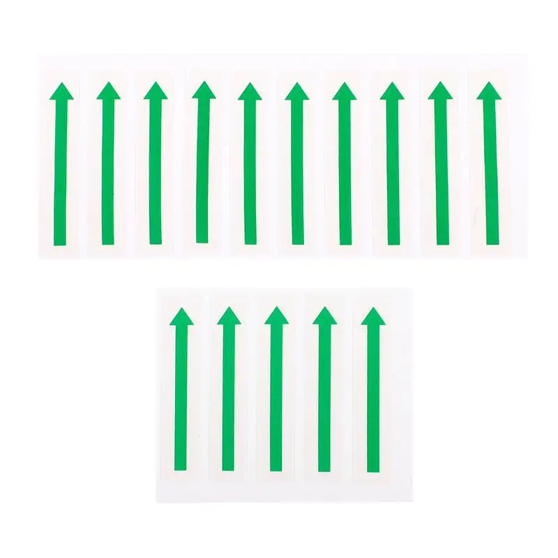 

15pcs Arrow One-way Indicator Equipment Labels Stickers Arrow Warning Label Decal