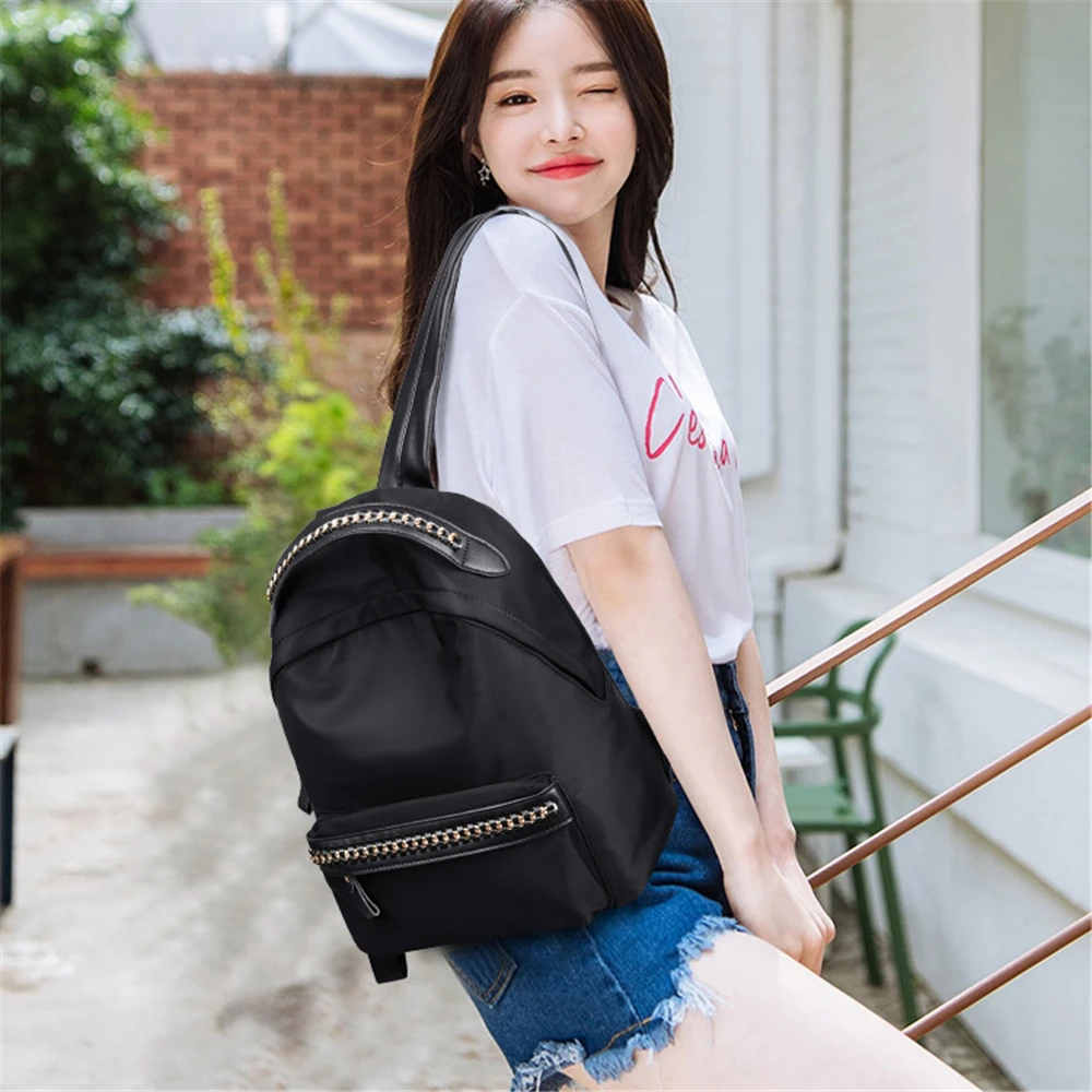 Модный Роскошный рюкзак с твердой цепочкой женские сумки дизайнерские высокое